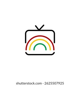 Kids TV Channel Vector logo design