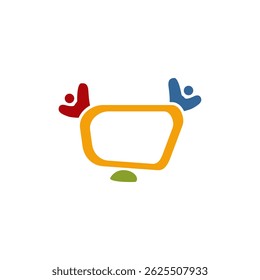 Kids TV Channel Vector logo design