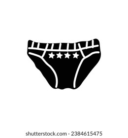 kids underwear vector type icon