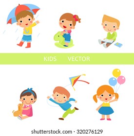 Kids vector