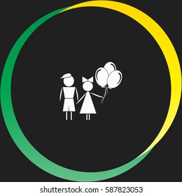 Kids vector  icon
