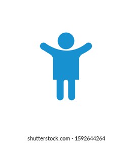 kids vector icon illustration design template