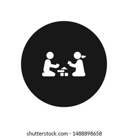 Kids vector icon, simple sign for web site and mobile app.
