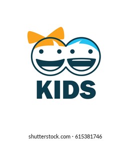 kids vector logo