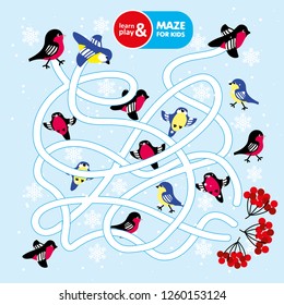 Kids Vector Maze Game Puzzle Printable Template