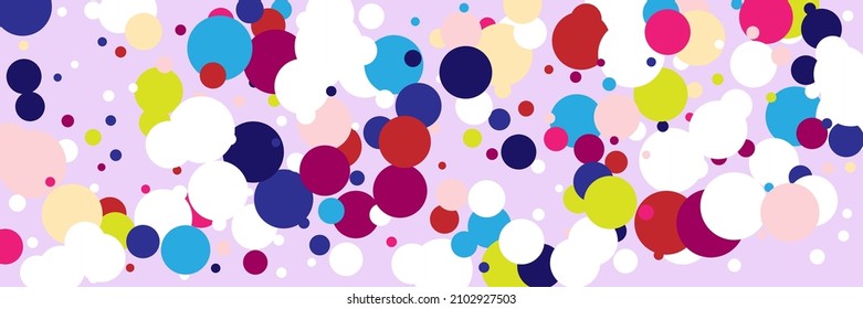 Kids Vibrant Color Red Rainbow Circles Background. White Green Pink Multicolor Dark Vivid Composition. Purple Pastel Bright Children Blue Background. Violet Beige Indigo Yellow Play Pattern.