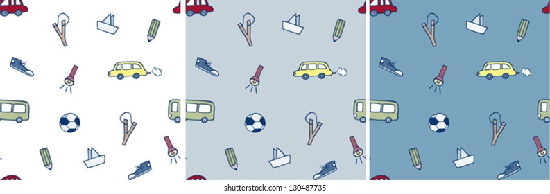kids wallpaper, boy toys seamless pattern