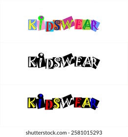 #kids wear logo, #graphic, #design, #clothing, #branding, #logo, #minimalist, #vector, #hub, #imagination, multicolor logo, #black n white, #bussiness logo, #edit, #creative, #illustrative, 
