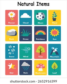 Crianças com flashcards meteorológicos. Cartões de estudo de cartões para a educação infantil com ícones de tempo da estação bonito. Nuvens chuvosas, sol feliz, neve sorridente, vento. Cartaz do bebê. Terra bonita e amigos bilíngues. 121