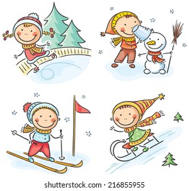 Kids Winter Outdoors Activities