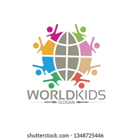 Kids World Logo Template