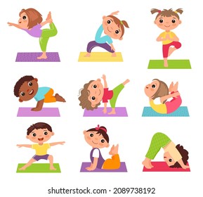 1,599 Cartoon children different position Images, Stock Photos ...