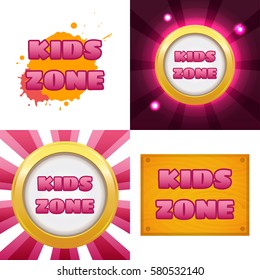Kids zone banner
