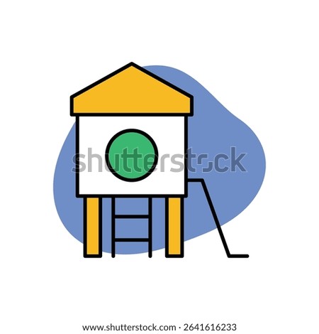 Kids Zone Icon vector stock illustration
