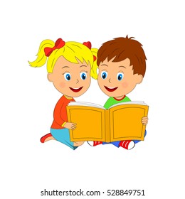 2,633 Two girls reading Stock Illustrations, Images & Vectors ...