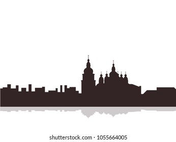 Kiev, Ukraine city skyline