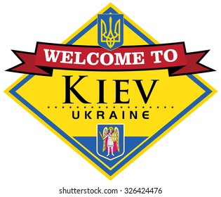 kiev ukraine sticker