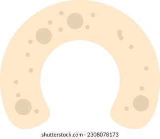 Kifli Vector Icon Flat Style