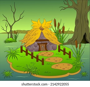 kikimora house in the swamp