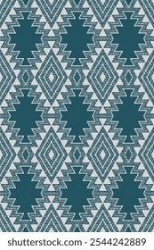 Kilim and Aztec Vector Pattern Rugs and Carpets with Grunge and distressed texture
