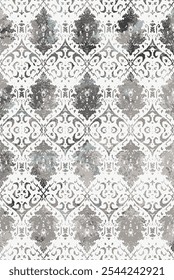 Kilim and Aztec Vector Pattern Rugs and Carpets with Grunge and distressed texture
