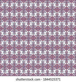 Patrón bohemio sin fisuras de Kilim para tejidos impresos en formato vectorial, repetible en forma rectangular. Todos los elementos de los patrones se agrupan y se clasifican