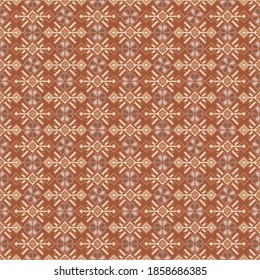 Kilim bohemian seamless pattern in vector for printed fabric and any other purposes. 