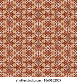 Kilim bohemian seamless pattern in vector format for printed fabrics or any other purposes. The pattern is tileable and easy to use.