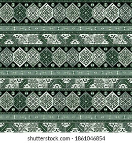 Kilim bohemian seamless pattern in vector format for printed fabrics or any other purposes. The pattern is tileable and easy to use.