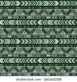 Kilim bohemian seamless pattern in vector format for printed fabrics or any other purposes. The pattern is tileable and easy to use.