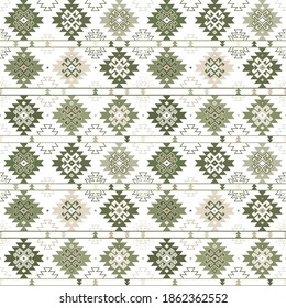 Kilim bohemian sin fisuras en formato vectorial para telas impresas o cualquier otro propósito. El patrón es labrado y fácil de usar.
