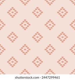 Kilim seamless pattern with pink background