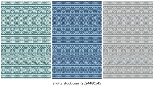 Padrão sem emenda do vetor tribal de Kilim. Ornamento nativo americano. Estilo de decoração étnica do sudoeste. Ornamento geométrico boho. Vetor de padrão geográfico sem emenda