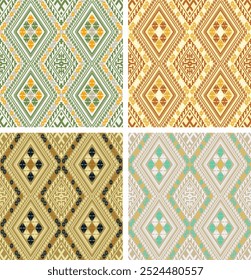 Kilim tribal vector seamless pattern. Native American ornament. Ethnic South Western decor style. Boho geometric ornament. Geo pattern Vector seamless