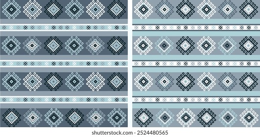 Kilim tribal vector seamless pattern. Native American ornament. Ethnic South Western decor style. Boho geometric ornament. Geo pattern Vector seamless