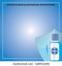 Kill Covid 19 virus by always wash our hand with antiseptic