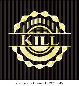 Kill gold badge or emblem