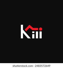 Kill typography company logo design.