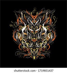 Ilustración de los vectores de combate oscuro de Killa