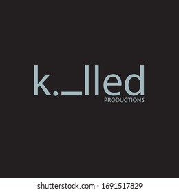 Logotipo moderno profesional creativo asesinado