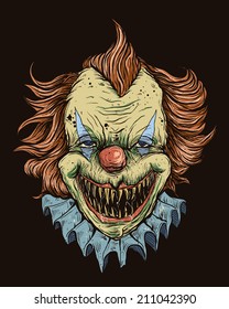 Killer Clown Head