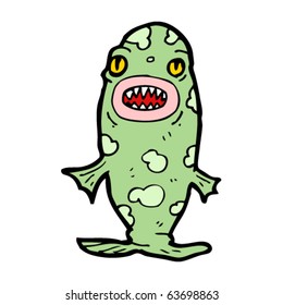 killer fish cartoon