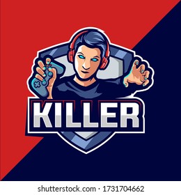 diseño del logotipo del vector de vigilancia