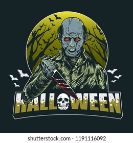 killer at Halloween party