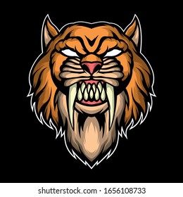 killer leopard illustration for commercial use