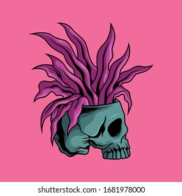 killer plant skull for commercial use