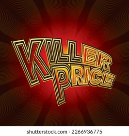 killer price card vector art new tyle