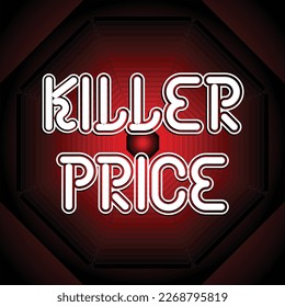 killer price card vector art new style