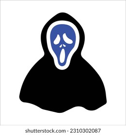 Killer Scream Icon , Vector Graphics