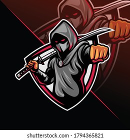 Killer Shadow Mascot logo designs esports